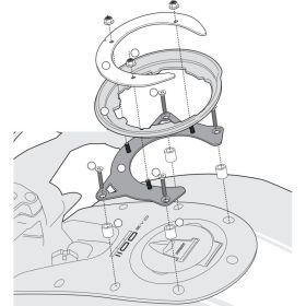 Flangia serbatoio Tanklock/TanklockED GIVI BF09