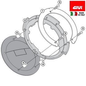 GIVI BF32 FLANGE SPECIFICATION TANKLOCK BAGS