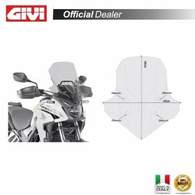 GIVI austauschbare getönte Windschutzscheibe 46x45cm für HONDA CB 500 X