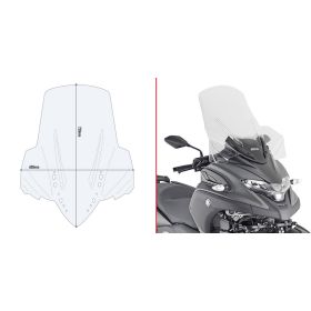 GIVI transparente Windschild 72x60cm austauschbar für YAMAHA Tricity 300