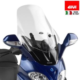 Parabrezza GIVI trasparente intercambiabile 65x50cm per PIAGGIO X9 200-250-500 Evolution
