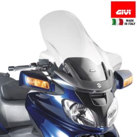 GIVI transparent windscreen 80x72cm for SUZUKI AN 650 Burgman Executive