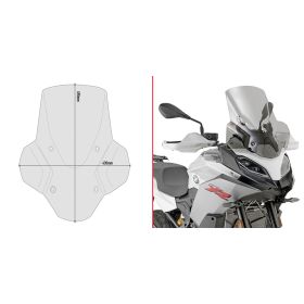 Cupolino GIVI fumé 49x43cm per BMW F 900 XR