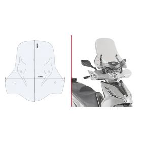 GIVI D6114KIT WINDSHIELD ATTACHMENTS FOR 6114DT