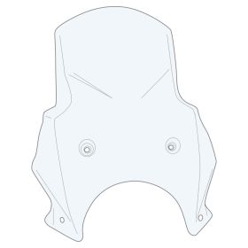 GIVI transparente Windschild für TRIUMPH Tiger Sport 660/800