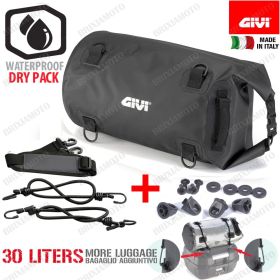 SACCA STAGNA MOTO 30L GIVI EA114BK +ANELLI