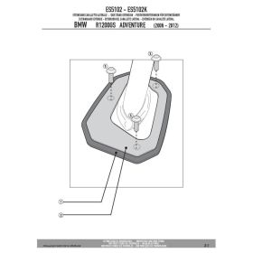 GIVI Side Stand Extension for BMW R 1200 GS/GS Adventure