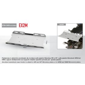 GIVI anodisierte Aluminium-Seitentaschenhalter