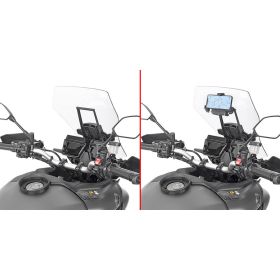 Traversino Supporto Porta Smartphone GIVI per YAMAHA Tracer 9/9 GT/9 GT+