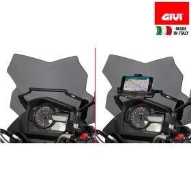 Traversino Supporto Porta Smartphone GIVI per SUZUKI DL 650 V-Strom