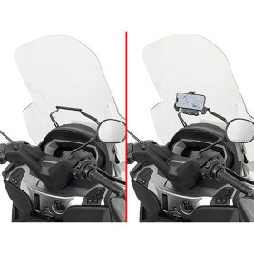 Traversino Supporto Porta Smartphone GIVI per PIAGGIO MP3 HPE 400/400 Sport/530 Exclusive