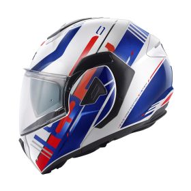 Casco Modulare GIVI X30 Pulsar Bianco Blu Rosso