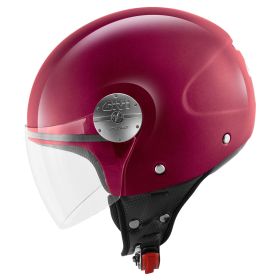 Casco demi-jet GIVI 10.7 Evo Solid bordeaux lucido