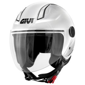 Casco demi-jet GIVI 11.7 Solid bianco lucido