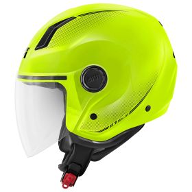 Casco demi-jet GIVI 11.7 Solid lime lucido