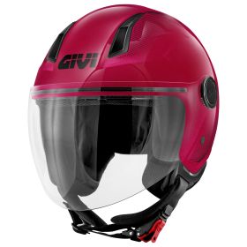 Casco demi-jet GIVI 11.7 Solid rosso lucido