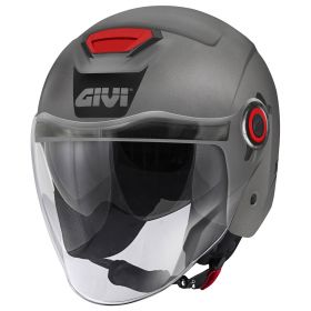 Jet Helmet GIVI 12.5 Solid Matt Titanium