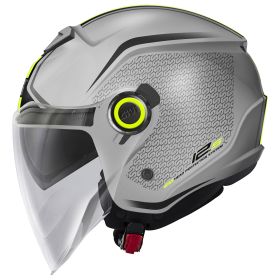 Casco Jet GIVI 12.5 Graphic Touch Grigio Opaco Giallo