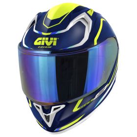 Full Face Helmet GIVI 50.8 Mach1 Blue White Yellow