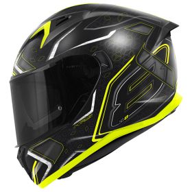 Full Face Helmet GIVI 50.8 Mystical Matt Black Neon Yellow Titanium