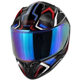 Full Face Helmet GIVI 50.8 Mystical Black Metal Red Blue White