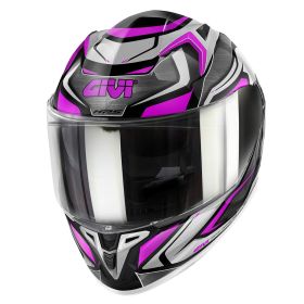 INTEGRALHELM GIVI 50.9 SPORT ATOMIC LADY TITAN / SILBER / PINKE