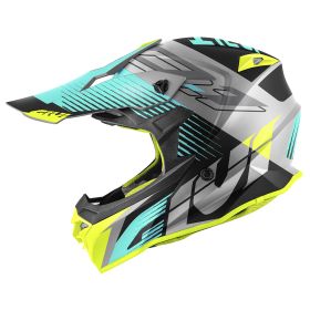 Casco Motocross GIVI 60.1 Fresh Azzurro Nero Titanio