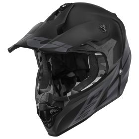 Casco Motocross GIVI 60.1 Invert Nero Opaco Grigio Scuro
