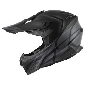Motocross-Helm GIVI 60.1 Invert Mattschwarz Dunkelgrau