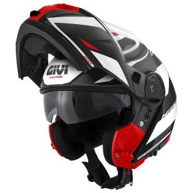 Casco Modulare GIVI X21 Evo Number Nero Bianco Rosso