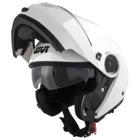 Modular Helm GIVI X21 Evo Solid Glänzend Weiß