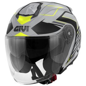 GIVI X25 Trace Jethelm Urban grau schwarz gelb