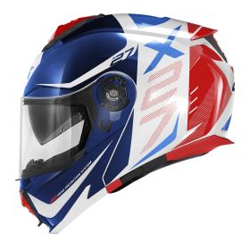 Casco Modulare GIVI X27 Dimension Bianco Blu Rosso