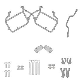 Telai laterali Monokey Cam-Side GIVI PLO2145CAM PL ONE-FIT