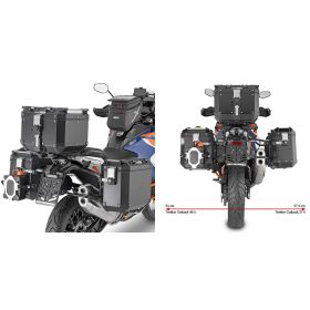 GIVI PLO7713CAM PL ONE-FIT Monokey Cam-Side Seitenhalterungen