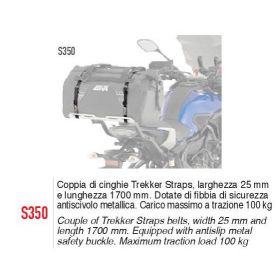 CINGHIE TREKKER 2,5X170CM 100KG GIVI S350
