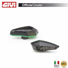 Coppia tamponi telaio GIVI rinforzati verdi per HONDA CB 1000 R
