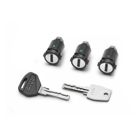 GIVI SMART SECURITY LOCK Schlüsselvereinheitlichungs-Bausatz mit 3 Schlössern