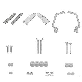 GIVI Rear Rack without Plate for SUZUKI V-Strom 1050 DE/XT/SE