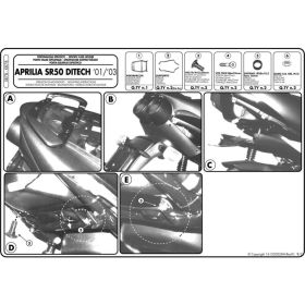 Portapacchi GIVI per SR 50