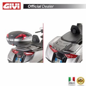 Portapacchi Monokey GIVI SRA1172 alluminio anodizzato con piastra