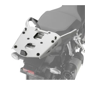 GIVI SRA3112 Monokey rear rack anodized aluminum with plate