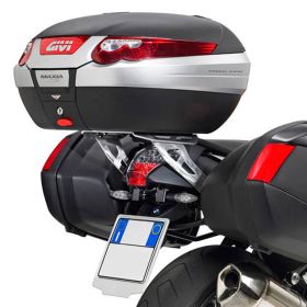 Portapacchi Monokey GIVI SRA5106 alluminio anodizzato con piastra