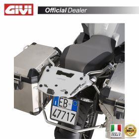 Portapacchi Monokey GIVI SRA5112 alluminio anodizzato con piastra