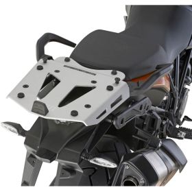 Portapacchi Monokey GIVI SRA7703 alluminio anodizzato con piastra