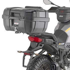 GIVI SRA8208 Monokey rear rack anodized aluminum with plate
