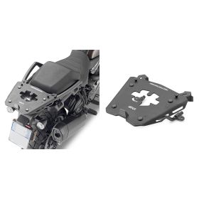 Portapacchi Monokey GIVI SRA8400 alluminio anodizzato con piastra