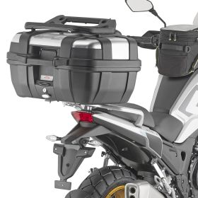 Portapacchi Monokey GIVI SRA9650 alluminio anodizzato con piastra