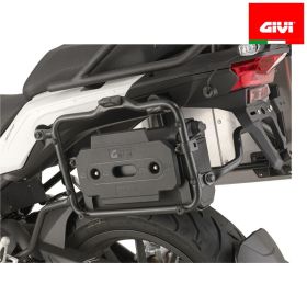 GIVI toolbox mounting kit on PL8712 rack