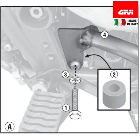 Kit montaggio paramotore GIVI per TN6401A/TN6409 Tiger 800/XC/XR